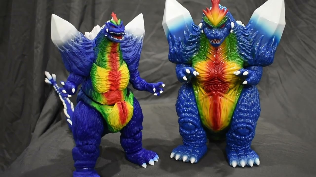 super7 spacegodzilla poster color version figure review
