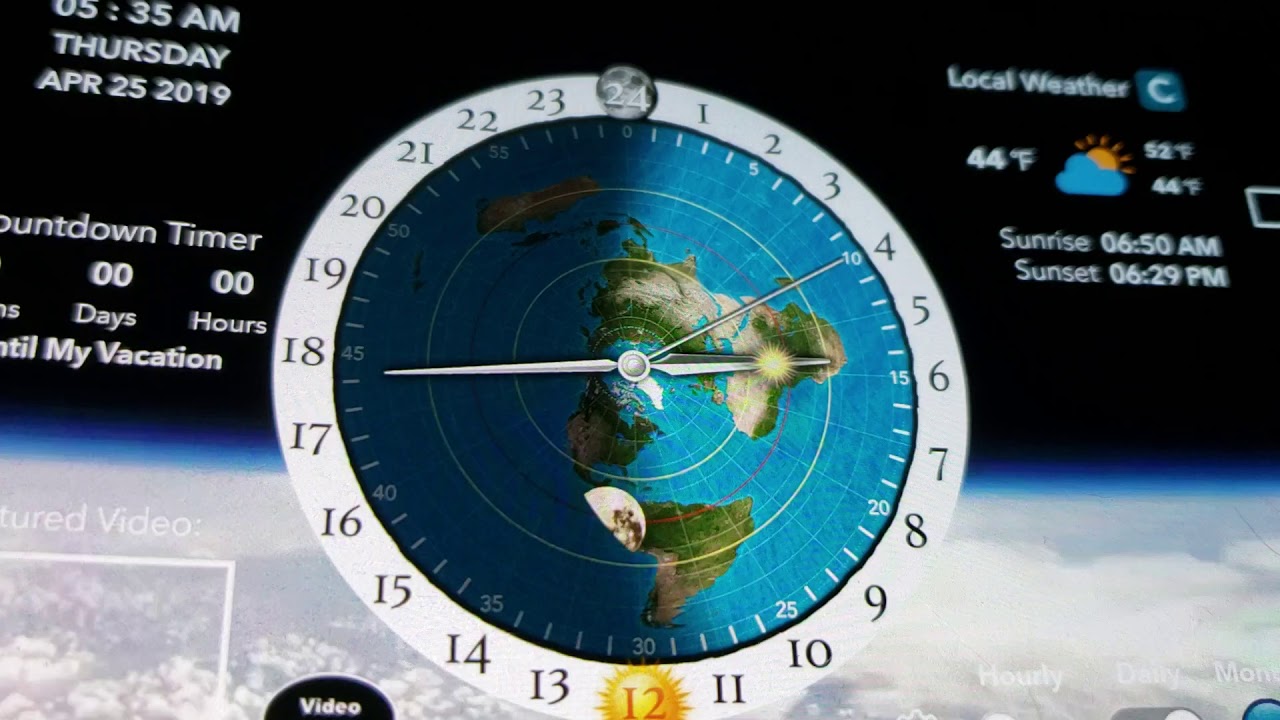 Time lapse sun and moon clock AE Map