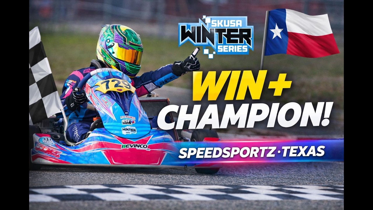 WIN + CHAMPIONSHIP LOCKED 🏆 | SKUSA Winter Series X30 Junior Vlog