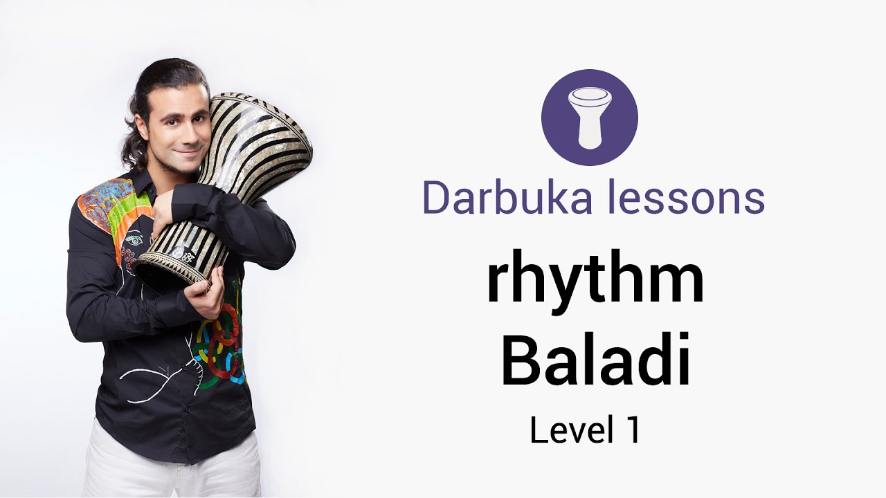 Darbuka lesson rhythm Baladi Masmoudi Saghir | Artem Uzunov | How to play Darbuka. Level 1 | doumbek
