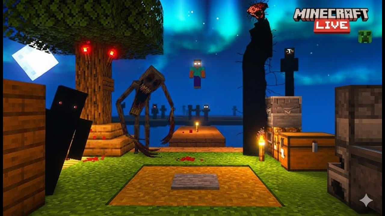 Gamerr_Night Minecraft Horror One Block Live Stream