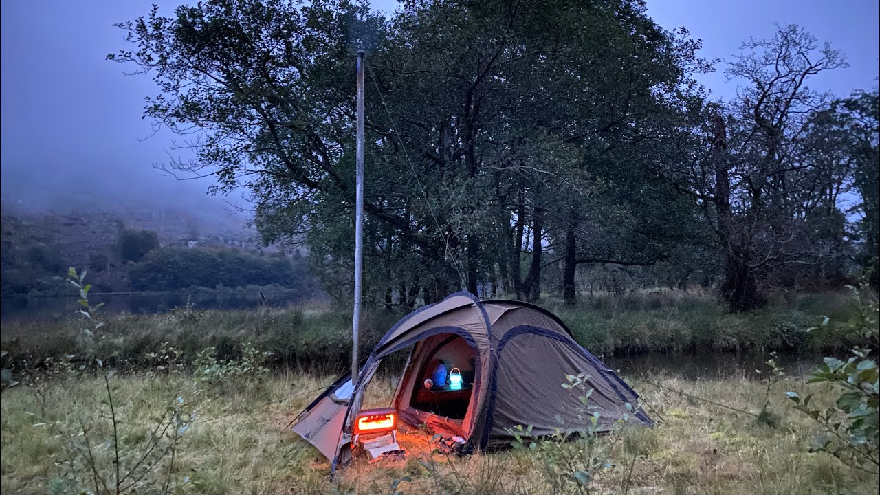 First time hot tent. Solo wild camping Scotland.  POMOLY Leo 2 & Traveller 3