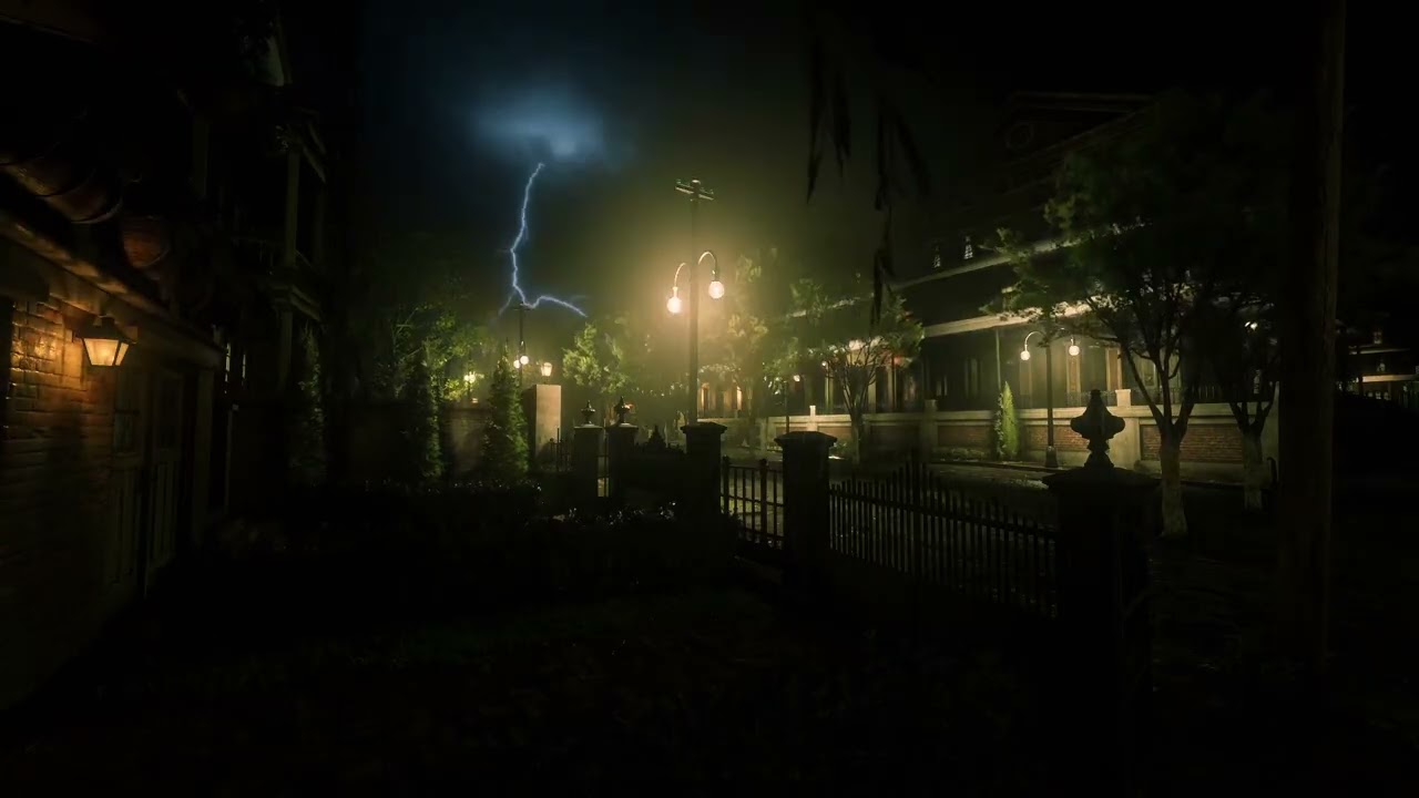 Реалистичная ночная гроза ⚡️ Звуки грома для сна и отдыха