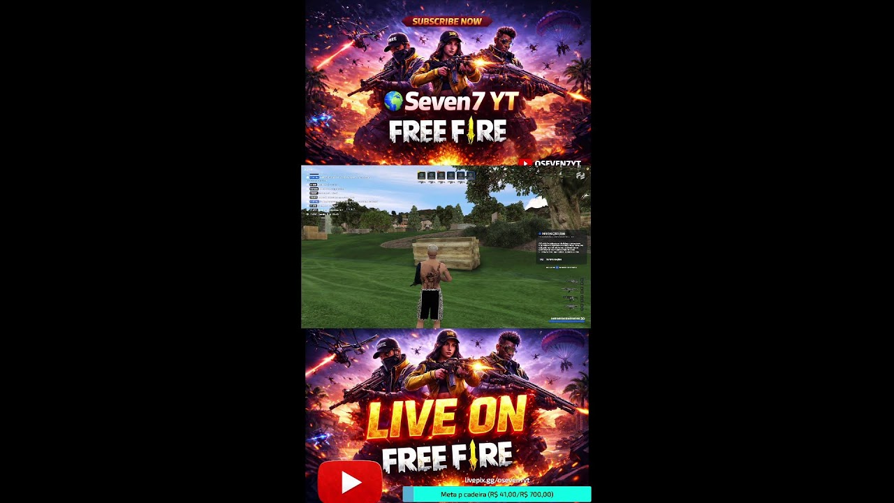 🔴FREE FIRE AO VIVO 🔴RESENHA + 4x4 COM INSCRITOS 🔴