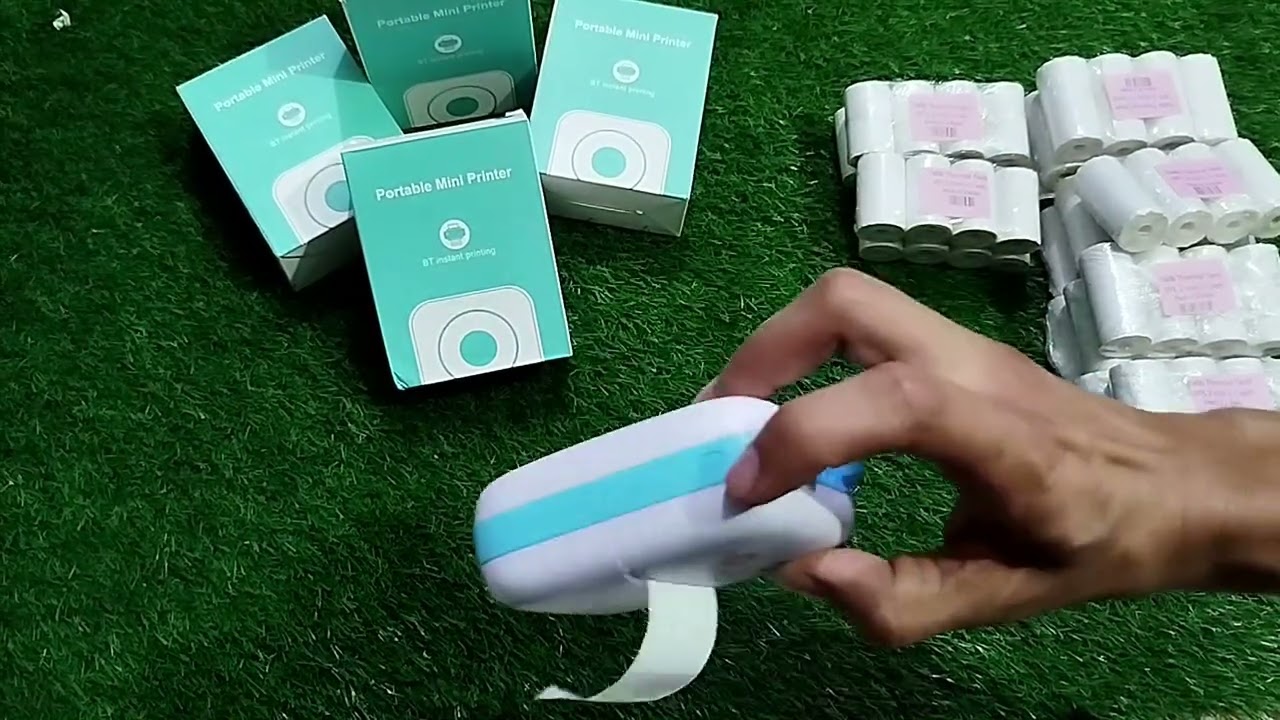 How to print sticker roll in Mini Bluetooth Printer | Mini Thermal Printer #bluetoothprinter