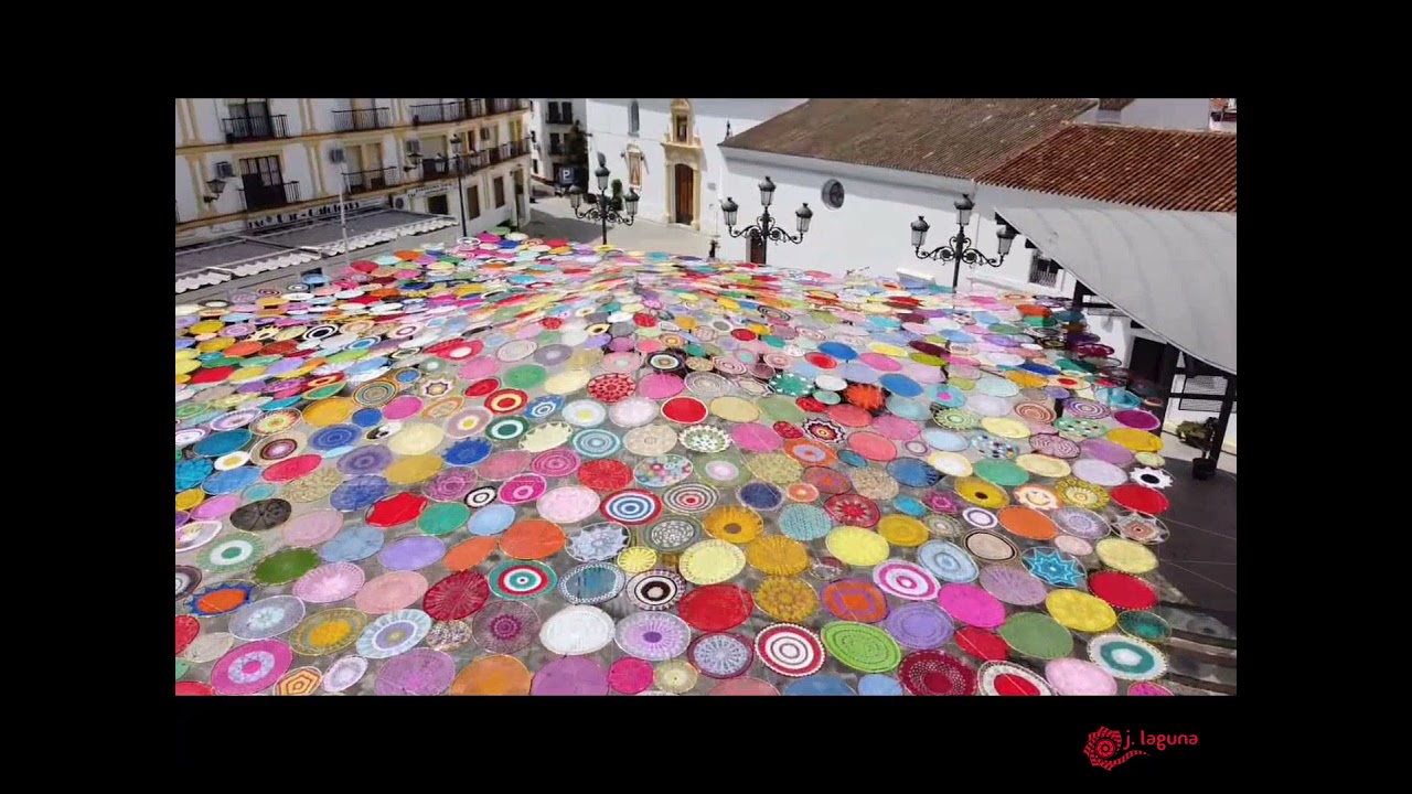 Más de 1000, ⭕aros de crochet en Cartaya, 29/04/2021 Mavic-mini 🚁