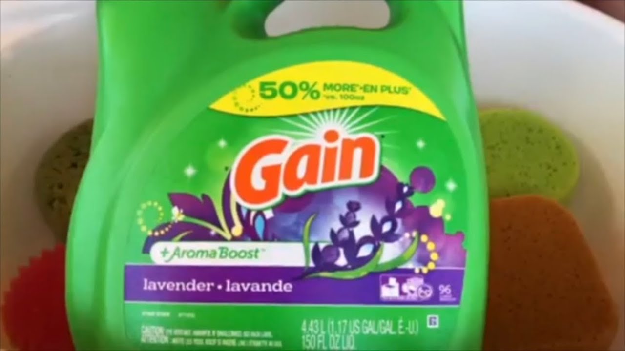 ASMR One Jug of Lavender Gain Detergent
