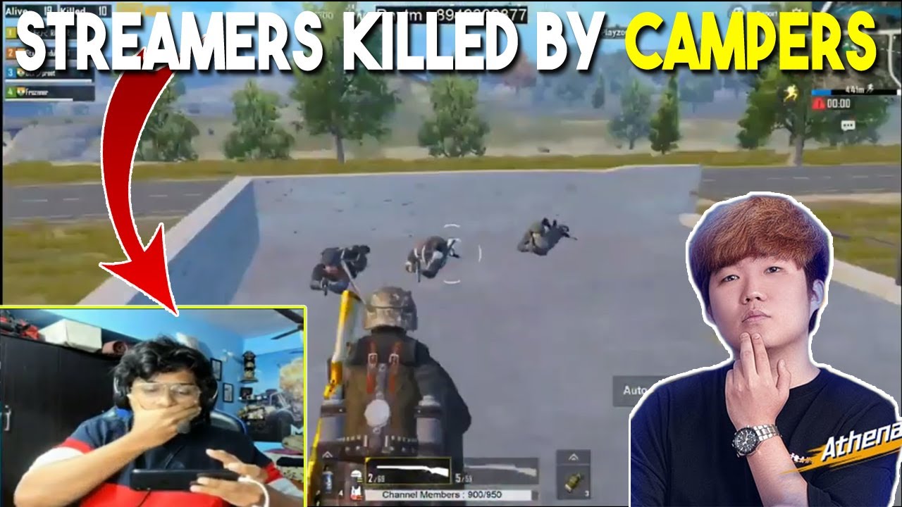 When Streamers get killed by Campers and Their Reactions