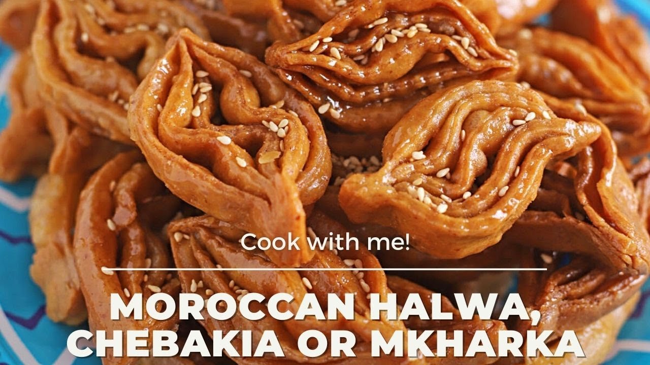 Moroccan Halwa, Chebakia or Mkharka