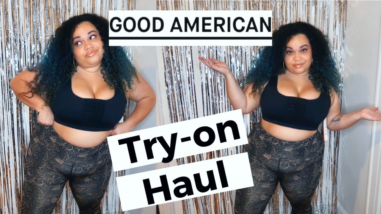 Good American Try-On Haul! | Plus Size Activewear & Denim