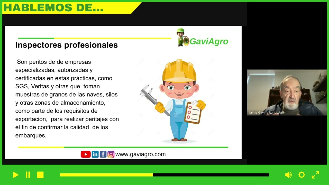 Incidencia del analista de granos