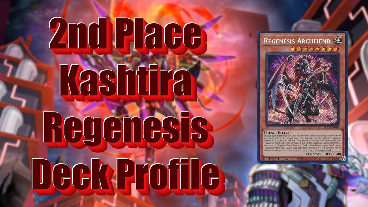 5-1!! 2nd Place Kashtira Regenesis Deck Profile - Team Gravity Championship