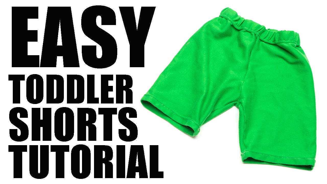 Easy Toddler Shorts Tutorial (Free Pattern)
