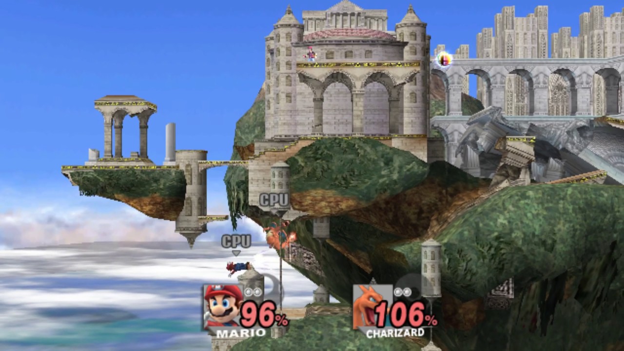 Super Smash Bros Brawl: Mario VS Pokemon Trainer