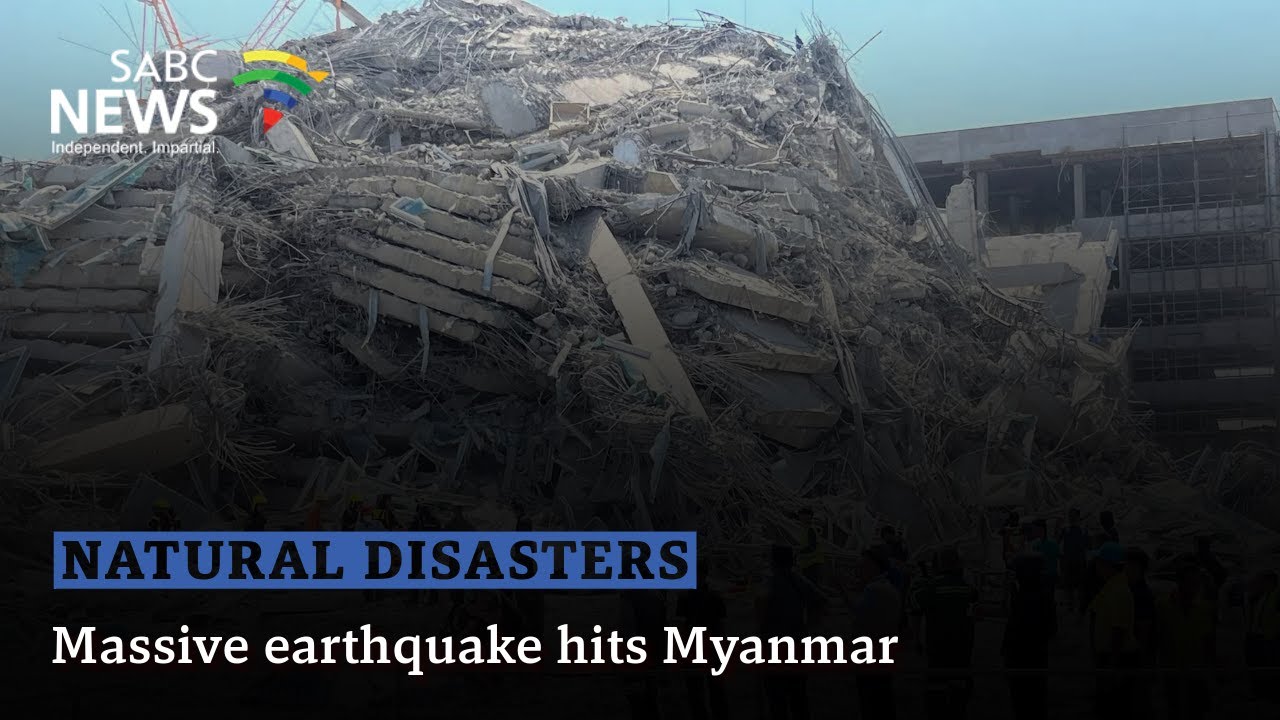 Massive earthquake hits Myanmar