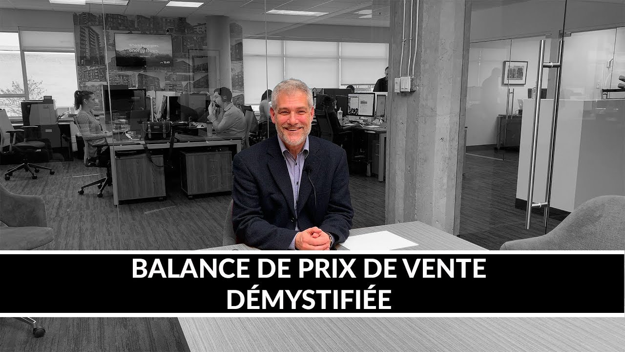 Capsule Christian Pomerleau: Balance de prix de vente démystifiée
