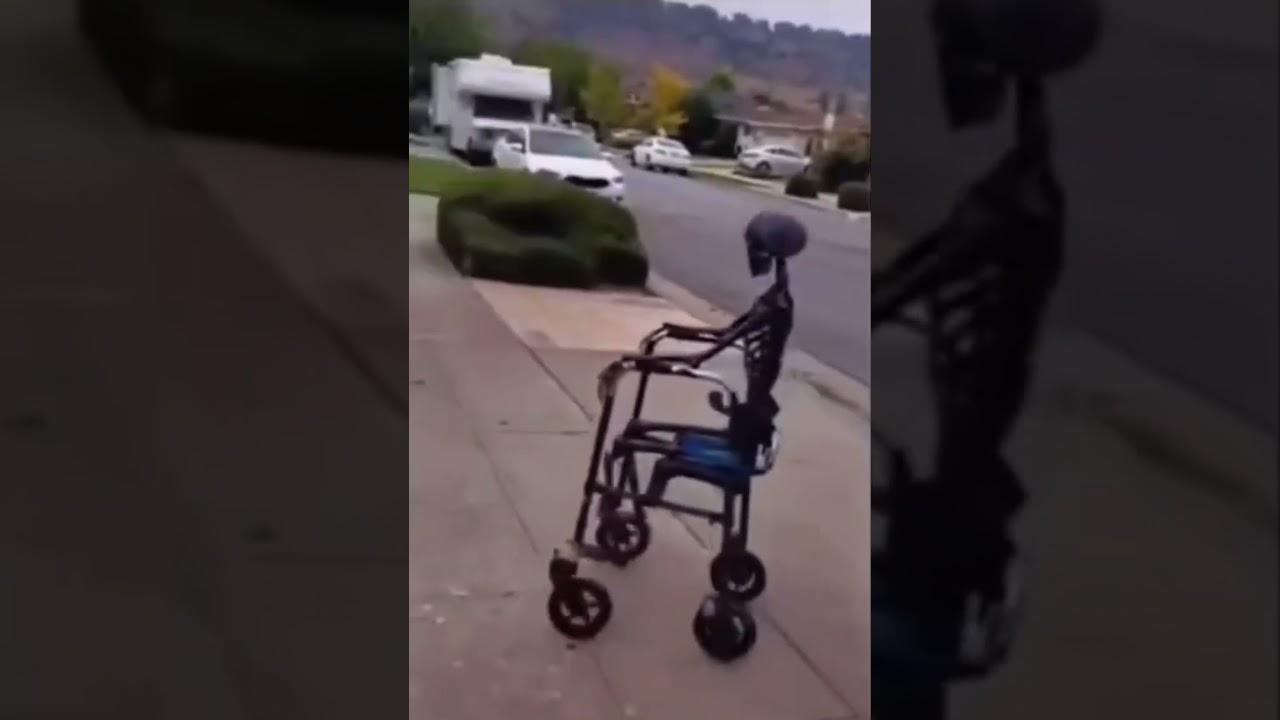 Skeleton in wheelchair meme💀 #shorts #short #reccomended #fyp #fypシ