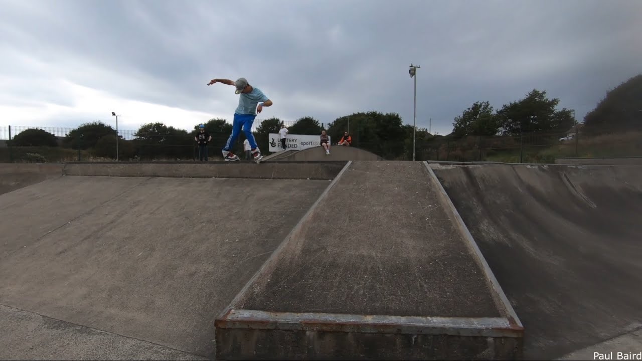 Evolution Skatepark, Scotland - Rollerblading Jam - Aug 2023