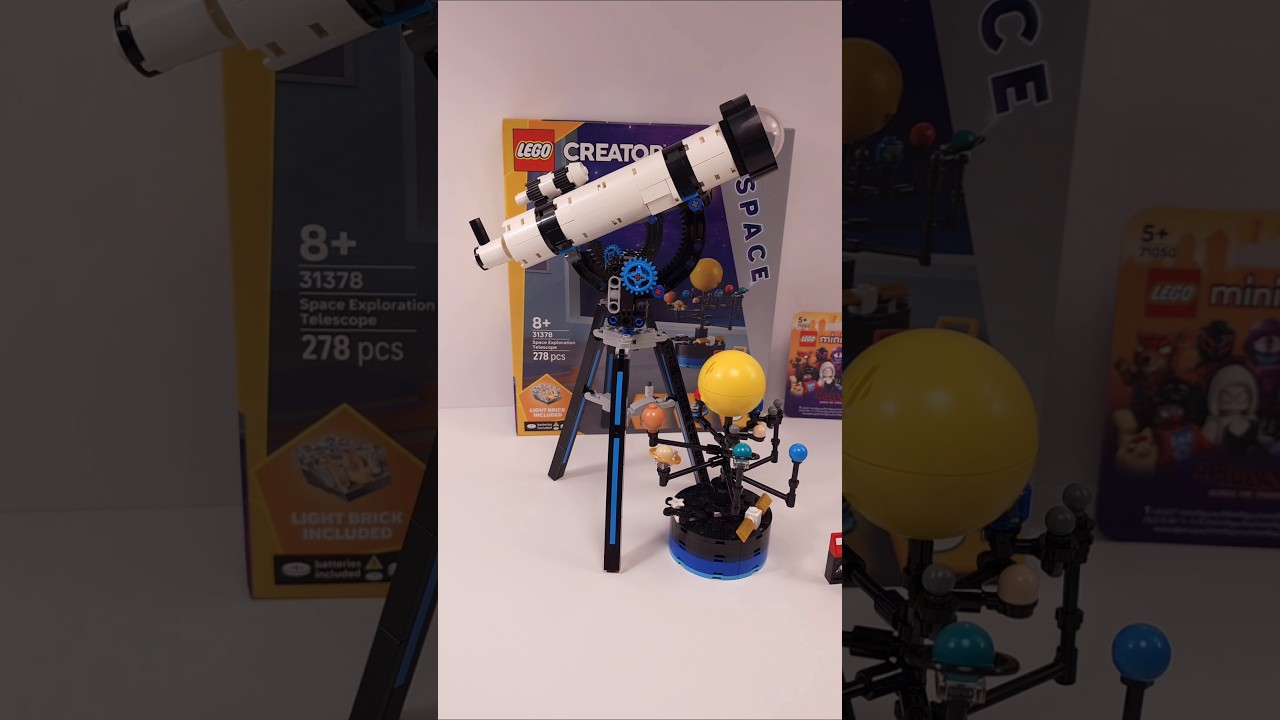 LEGO Creator Teleskop do Eksploracji Kosmosu (31378) [278 element&oacute;w] Recenzja #shorts @TopBrickBu...