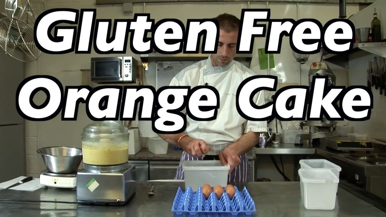Making a Orange Charlotte Cake 