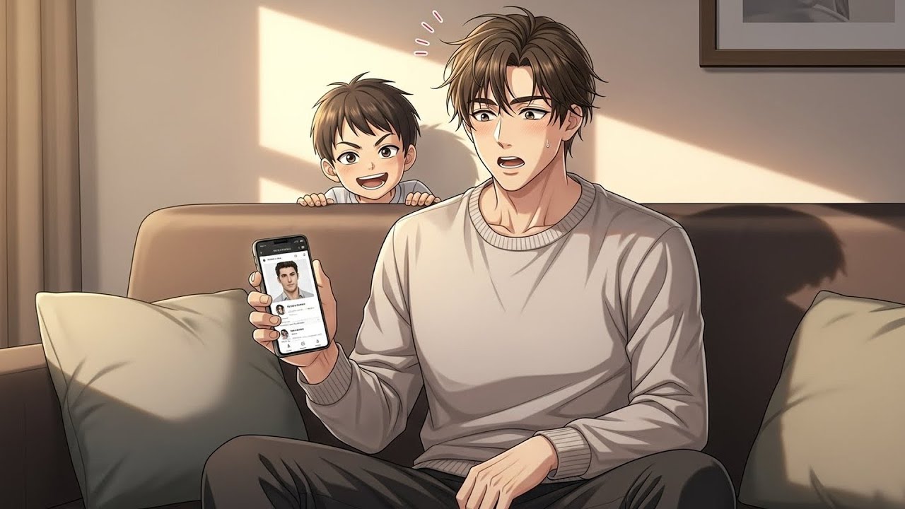 BL Story My Mischievous 8-Year-Old Secretly Put Me on a Dating App...