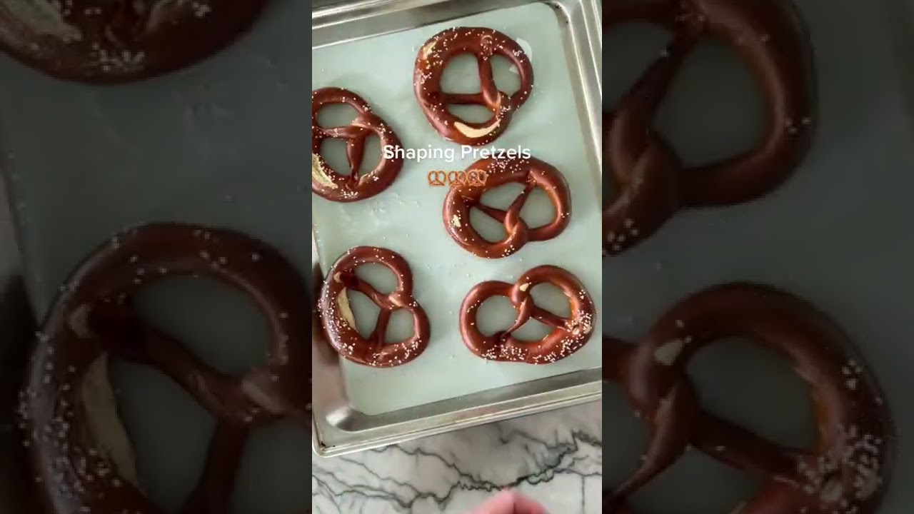 How to shape pretzels 🥨