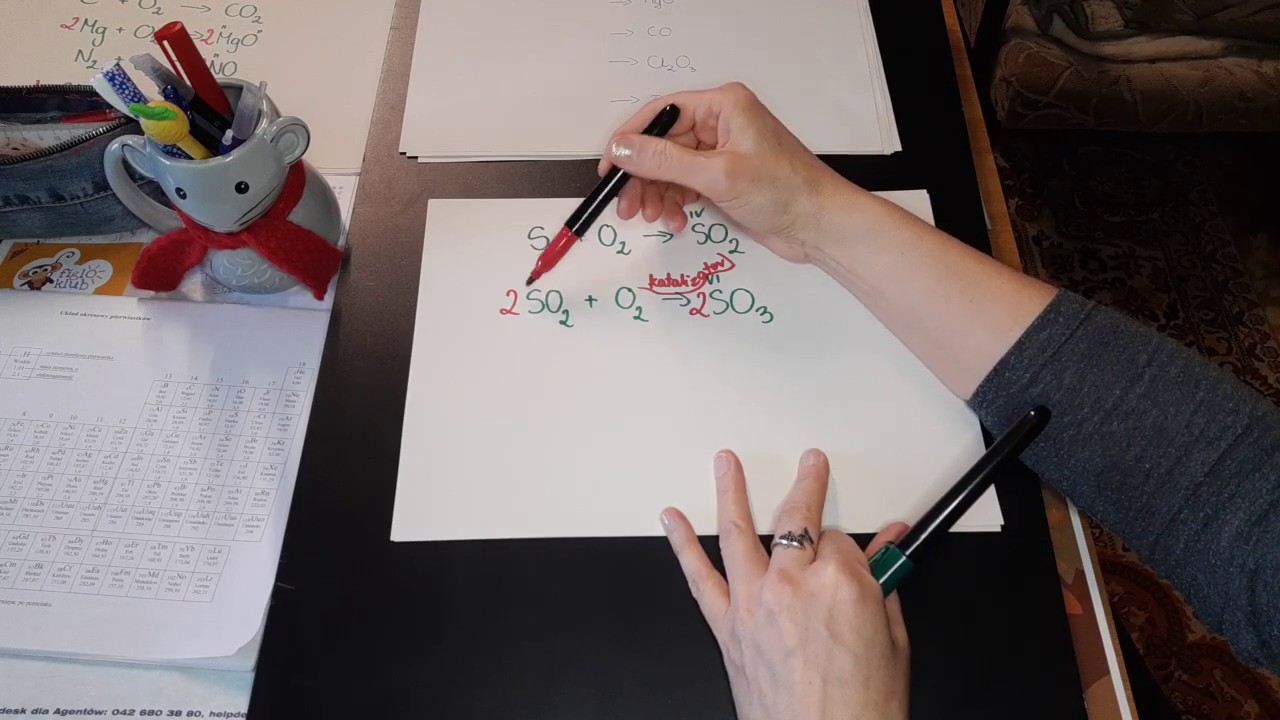 Klasa 7 - Otrzymywanie tlenków i ich reakcje z wodą