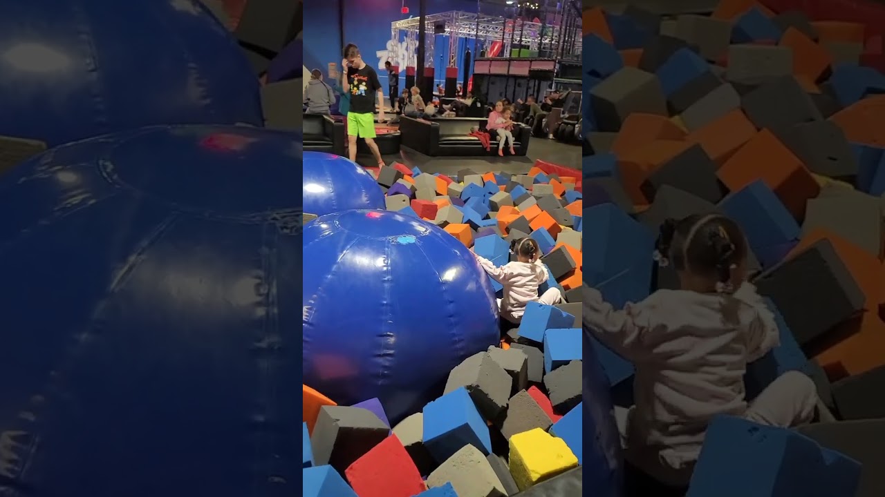 The Kids Having a Good Time at Sky Zone