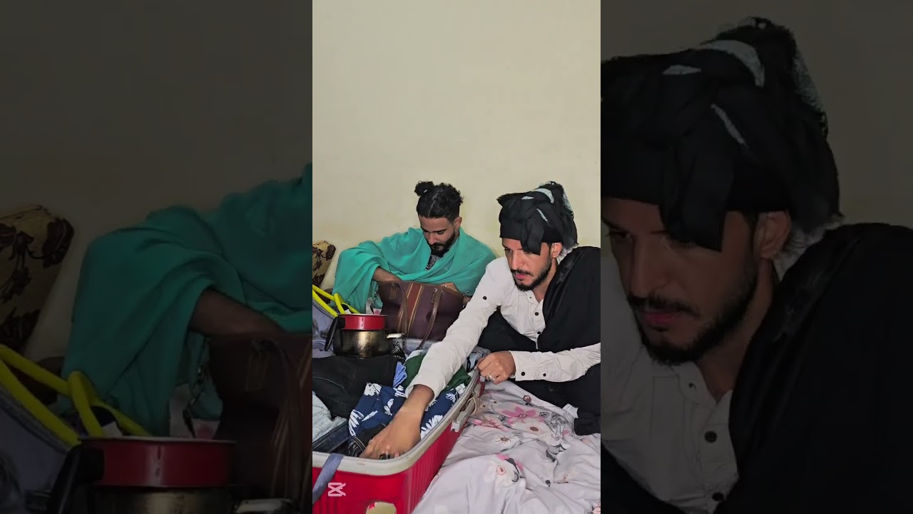 تجهيزات امي واحنا راجعين من السفر 😂😂😂😂 