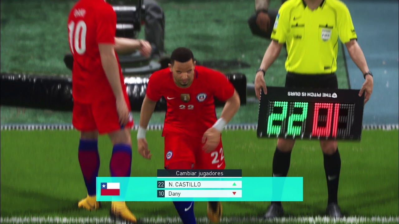 GamePlay Pes 2018 Sl Chile  vs Belgica