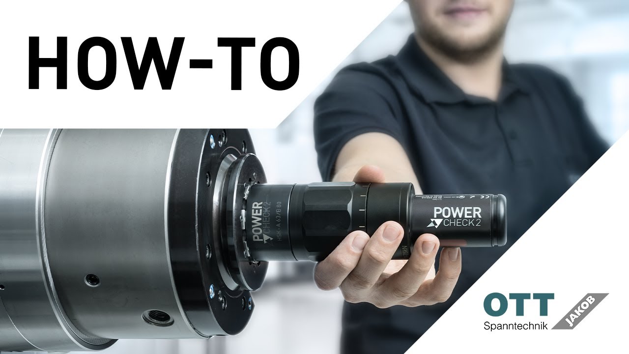 INSTRUCTION Checking the tool pull force with the Power-Check 2 // OTT-JAKOB