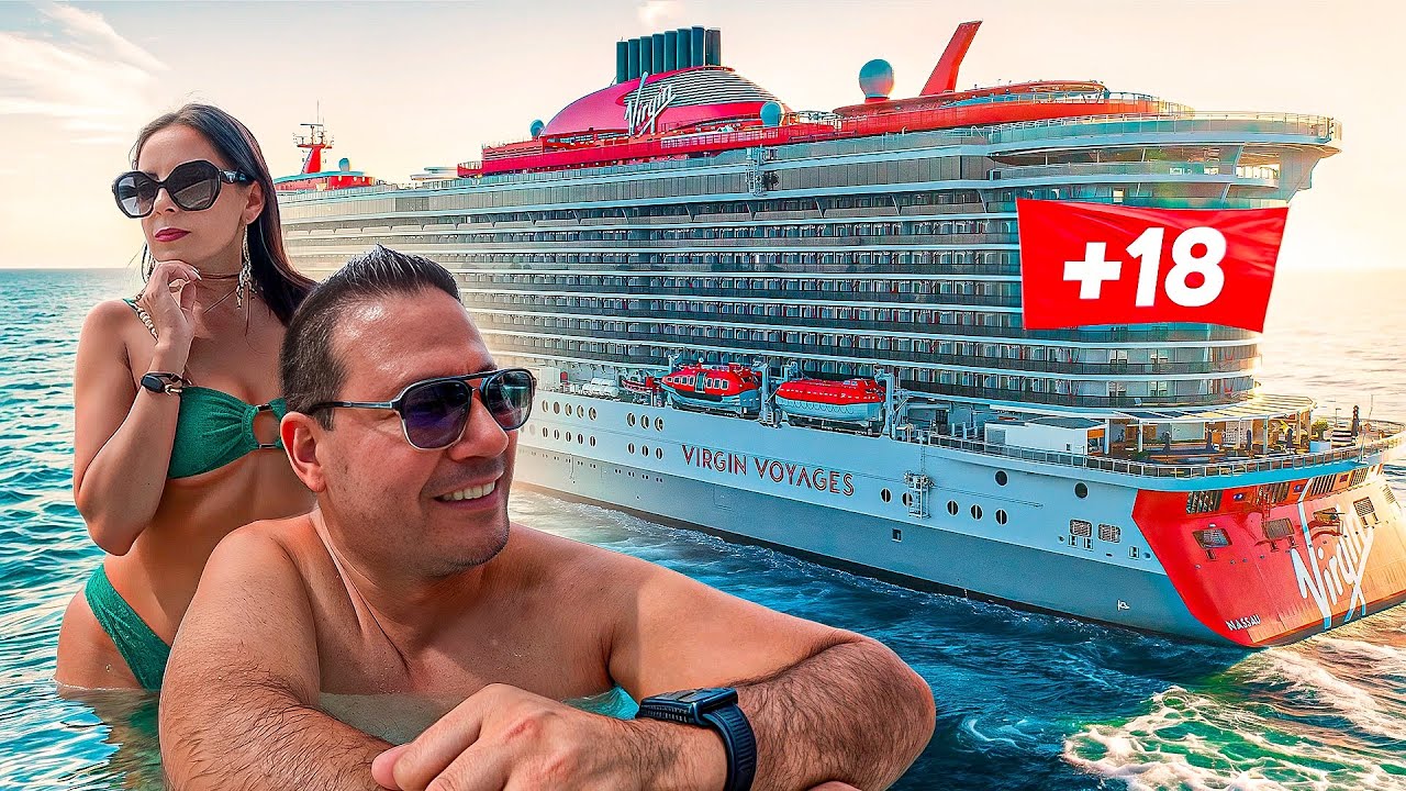 Vivimos 8 días en un barco SOLO PARA ADULTOS, ¿Qué sucede aquí? | Virgin Voyages (Brilliant Lady)