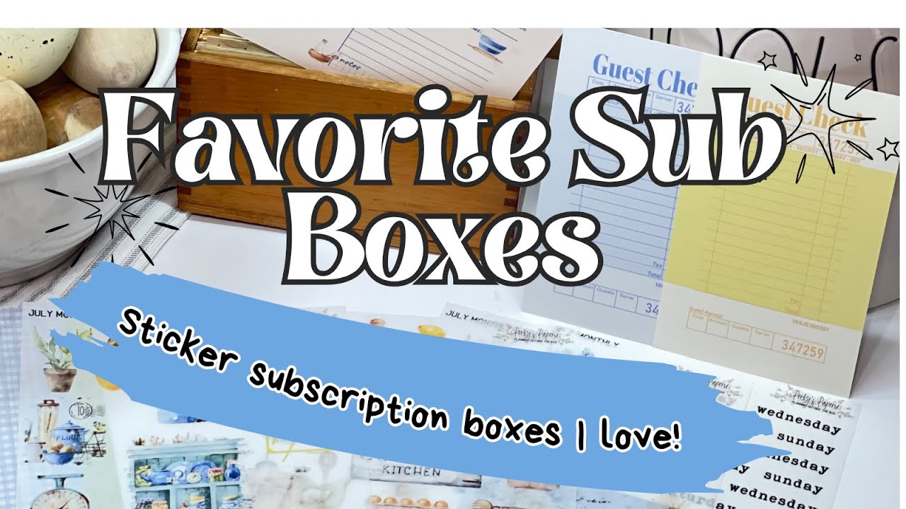 Affordable Sticker Subscription Boxes You Might Not Know About