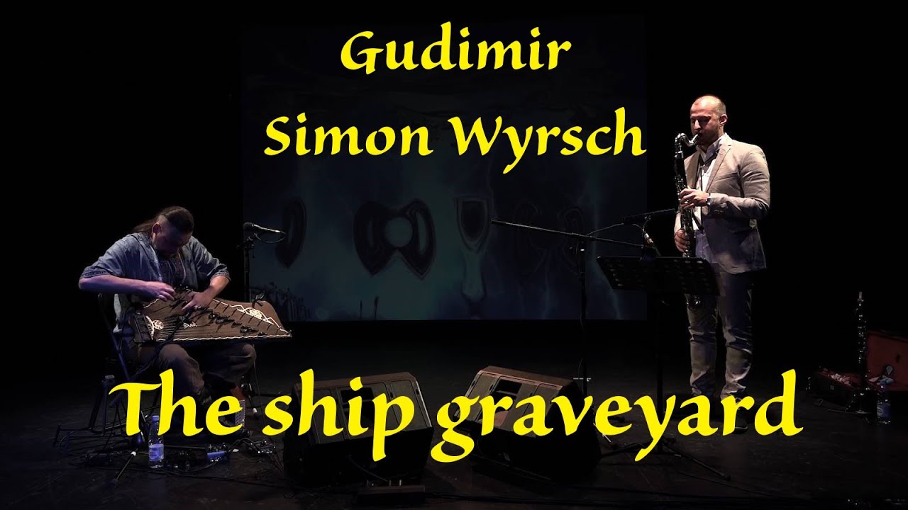 Gudimir (gusly) & Simon Wyrsch (clarinet). The ship graveyard. St. Petersburg. 4K. November 20, 2016