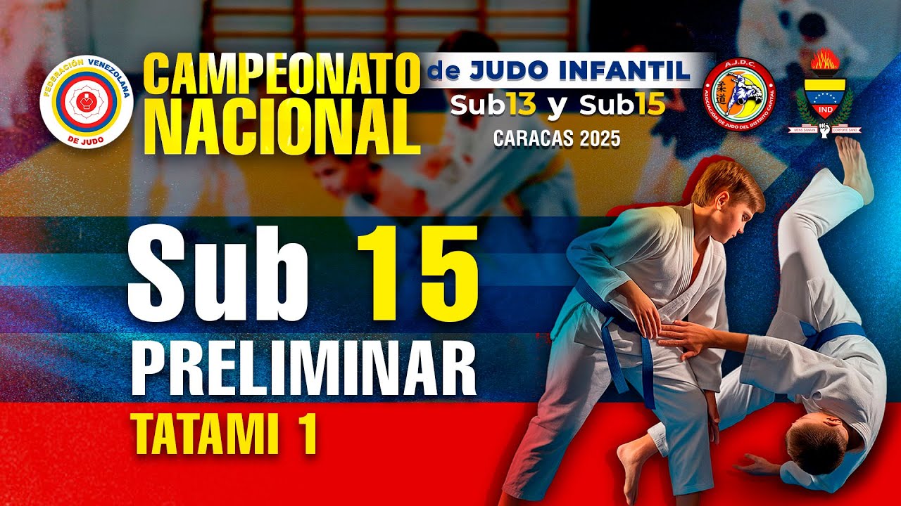 TATAMI 1_Campeonato Nacional de Judo Infantil Sub-15