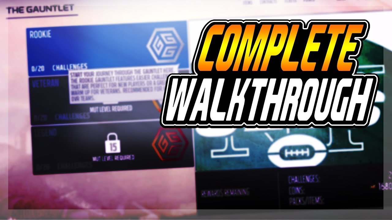 HOW TO WIN EVERY SOLO IN THE GAUNTLET IN MUT 18!!! COMPLETE MUT 18 SOLO WALKTHROUGH!!