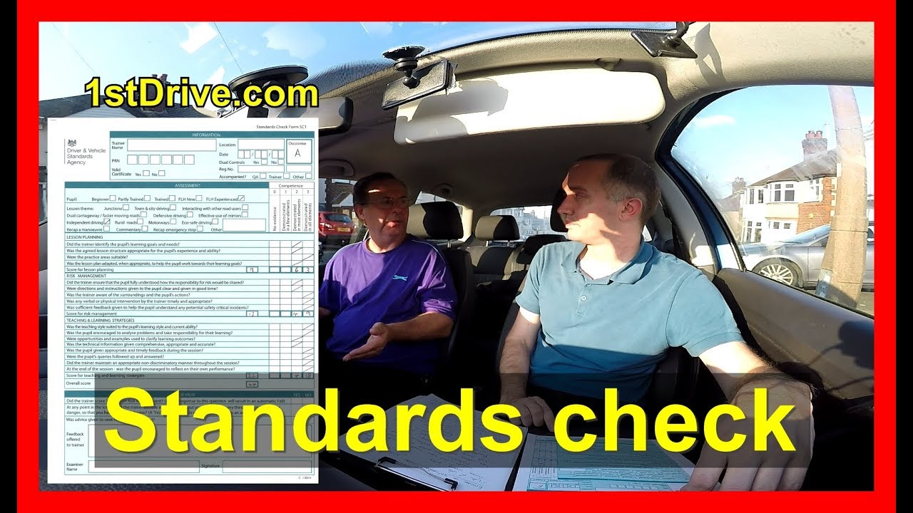 ADI Standards check - full driving licence holder