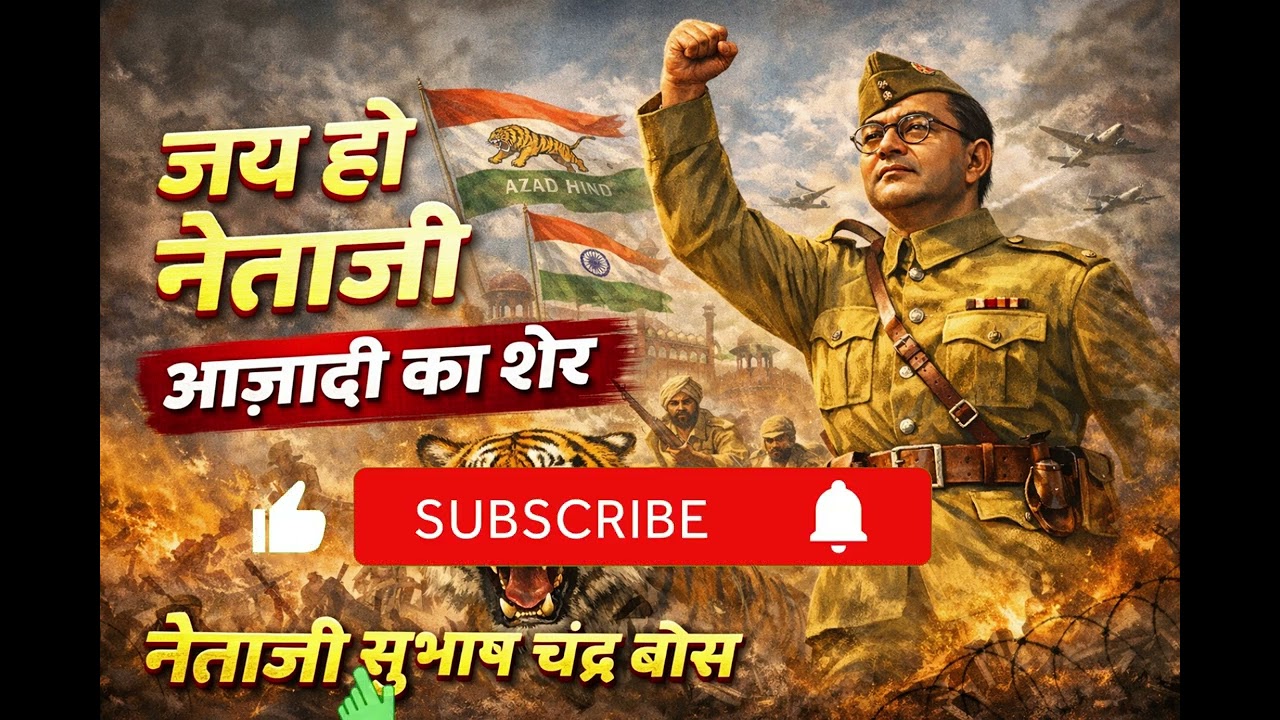 जय हो नेताजी जय हो नेताजी | आज़ादी का शेर | Deshbhakti Song