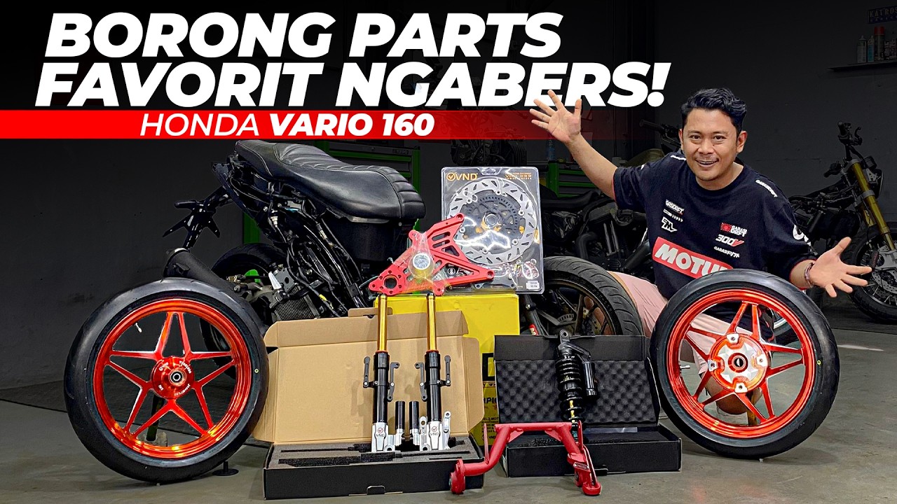Mendadak Ngabers! Atenx Katros Modif Honda Vario 160 