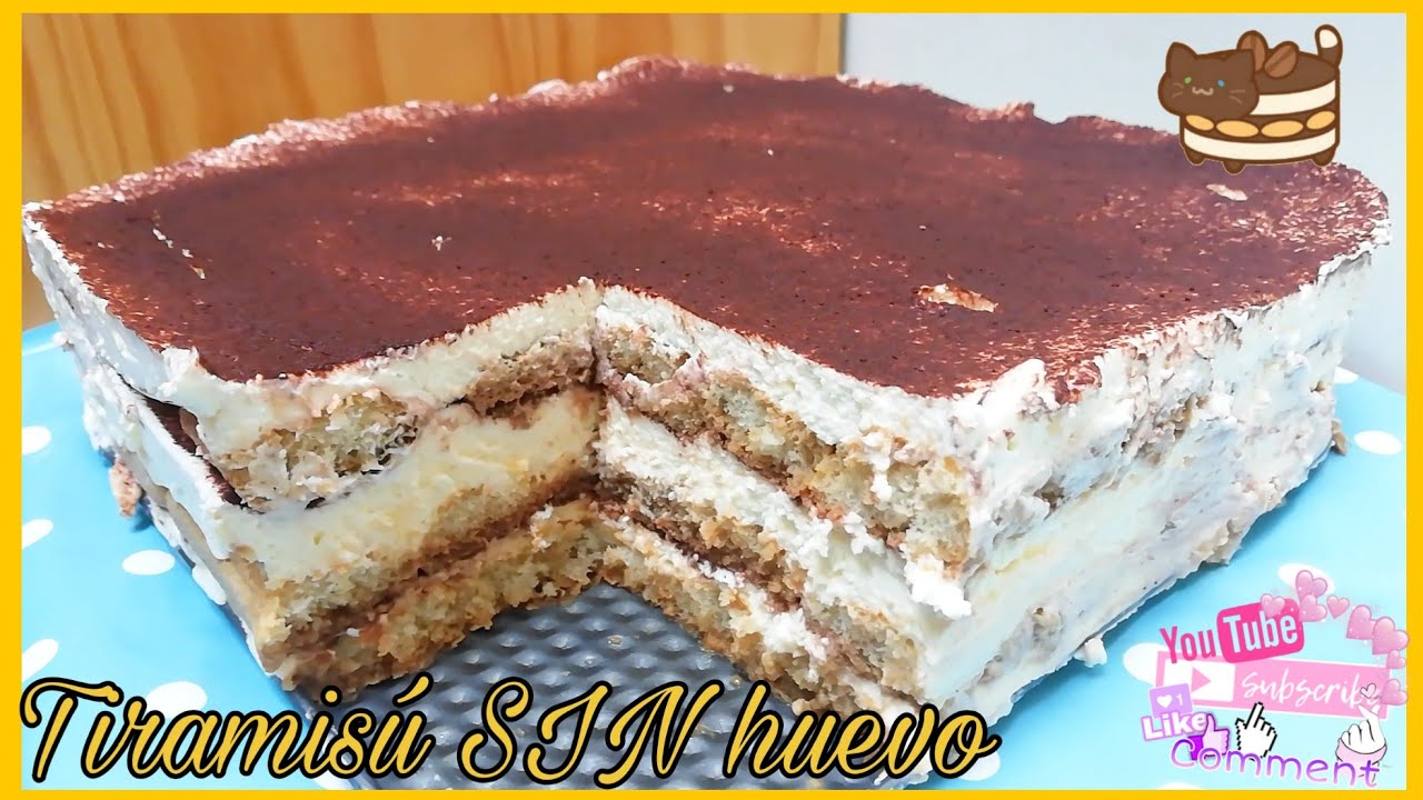 prepara este delicioso Tiramisú SIN HUEVO | fácil y rápido | dulceysalado☀️