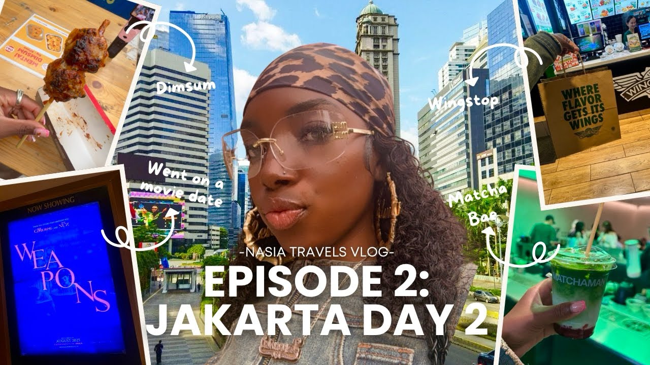 Jakarta Day 2 🇮🇩 | Block M Food Tour: Matcha, Dimsum, Wingstop & a Movie ! 