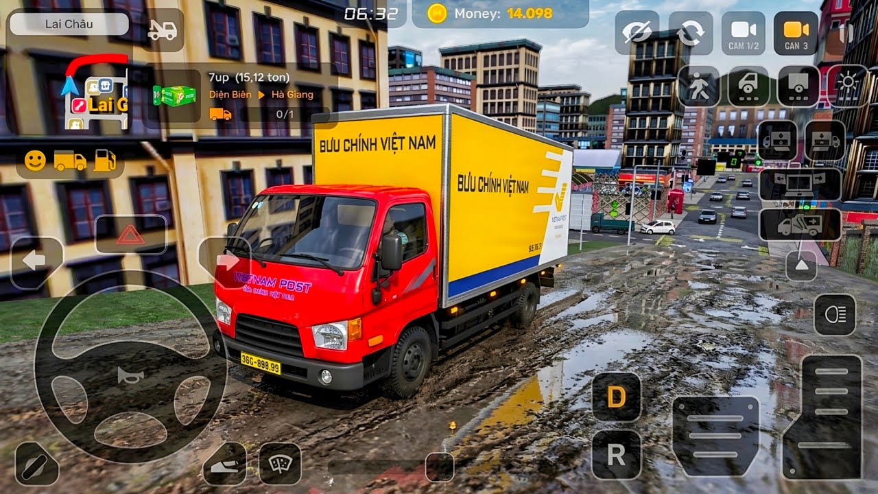 Minitruck Simulator Vietnam l Morning Departure For Long Distance Goods Delivery
