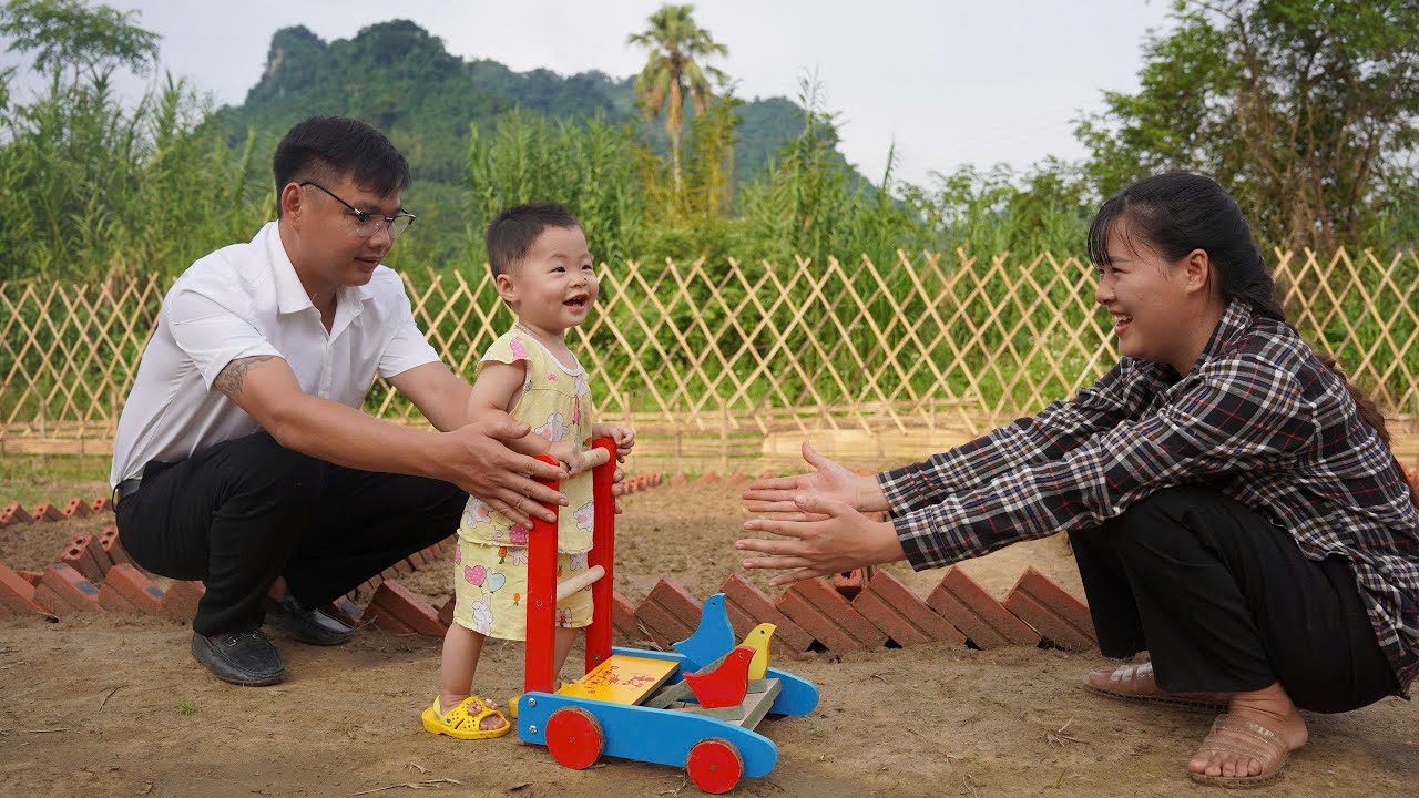 Мать-одиночка Тиу Фыонг была тронута большим подарком генерального директора Маня для малышки Тиу Су