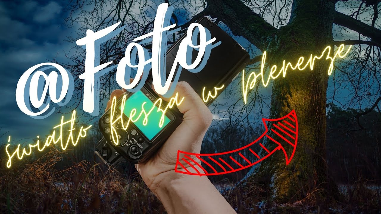 💡 Zdjęcia w Plenerze: Jak Oświetlić Krajobraz Jedną Lampą? ☀️ @foto
