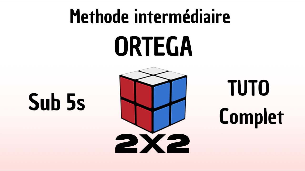 Tuto Méthode Ortega passer sub5 au 2x2