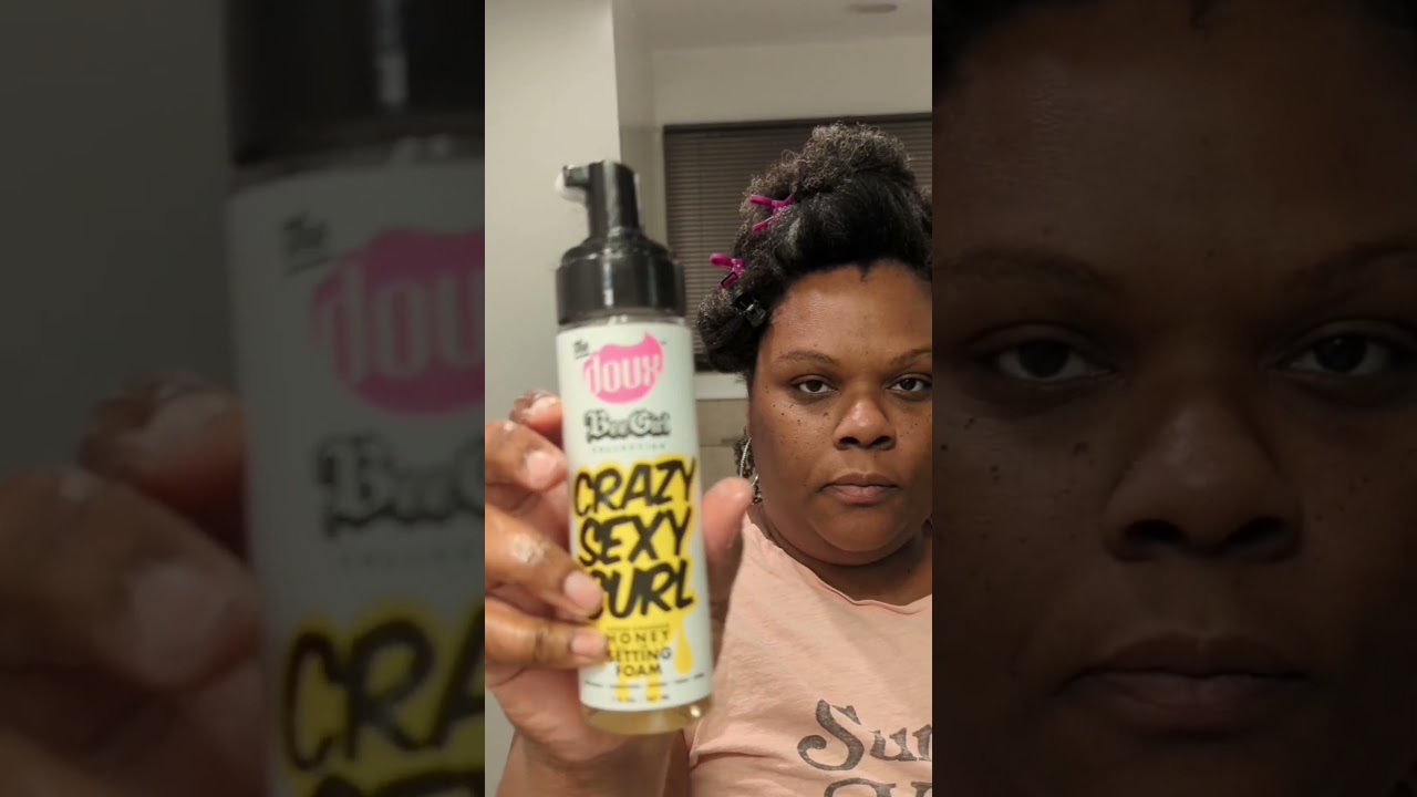 Wash and Go on Stretched hair with the doux  Crazy Sexy Curl honey foam