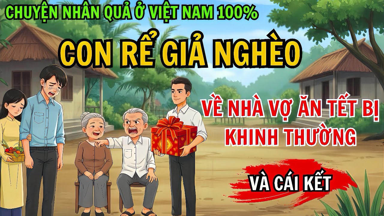 Con Rể Giả Nghèo, Về Nhà Vợ Ăn Tết Bị Cả Gia Đình Vợ Khinh Thường Và Cái Kết | Chuyện Nhân Quả 100%