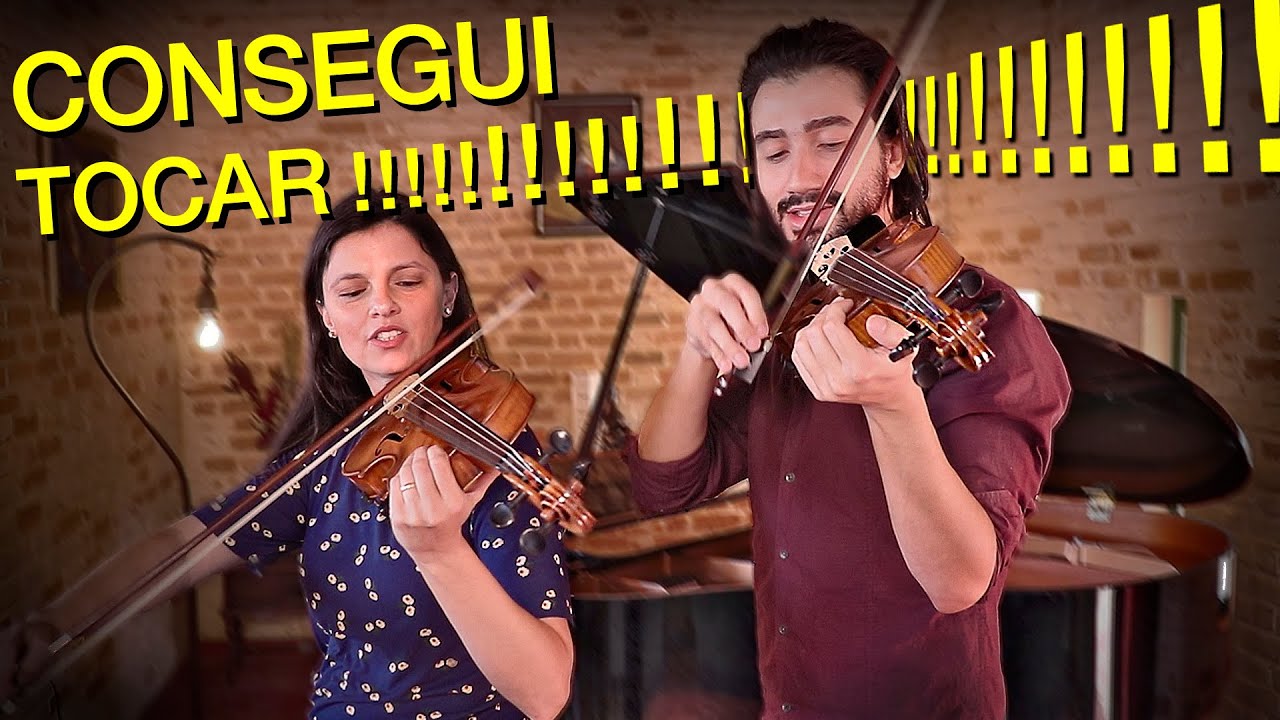 Minha 1ª aula de: VIOLINO - Franz Ventura