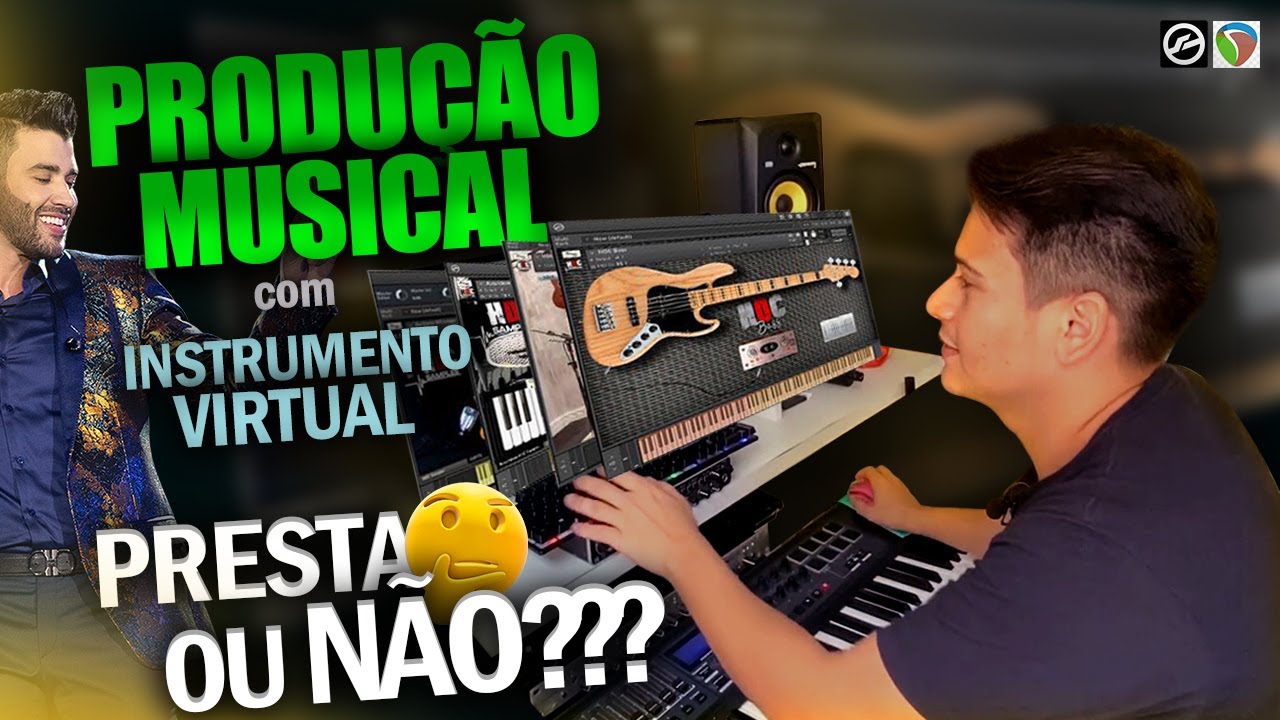 PRODU&Ccedil;&Atilde;O MUSICAL COM INSTRUMENTO VIRTUAL - By Maksuel Lima
