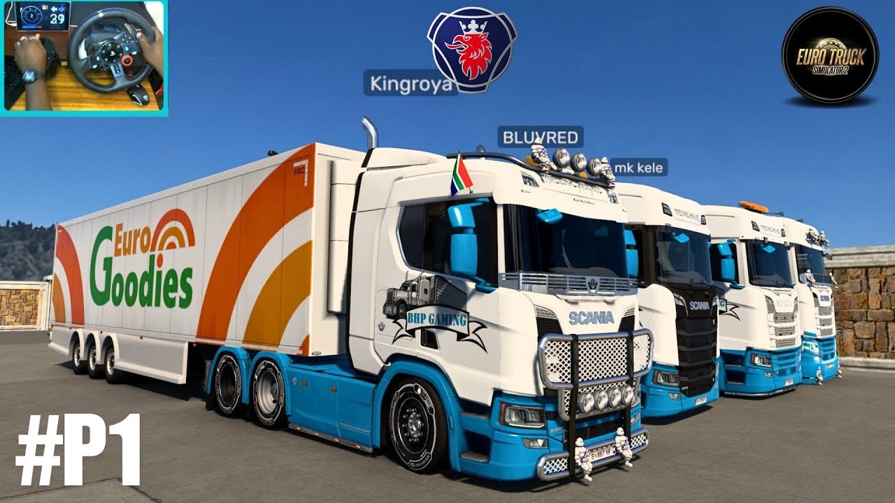 4 Man Online Convoy 1000HP Scania S 